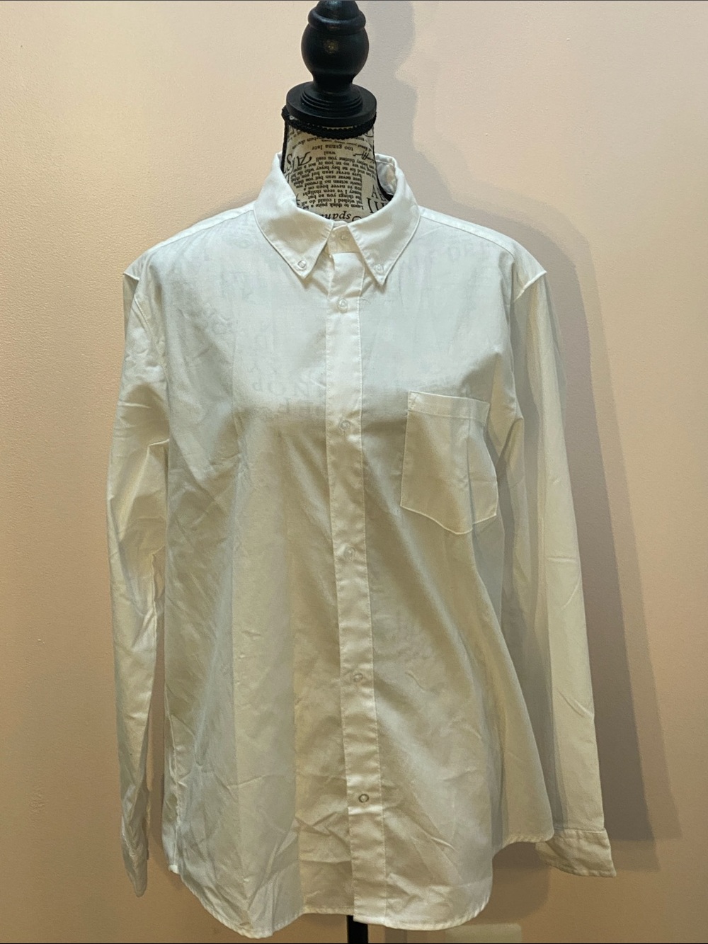 French Toast White Button-Front School Shirt